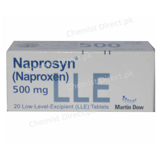 Naprosyn 500mg Tablet Martin Dow Pharmaceutical Limited Nsaid Naproxen