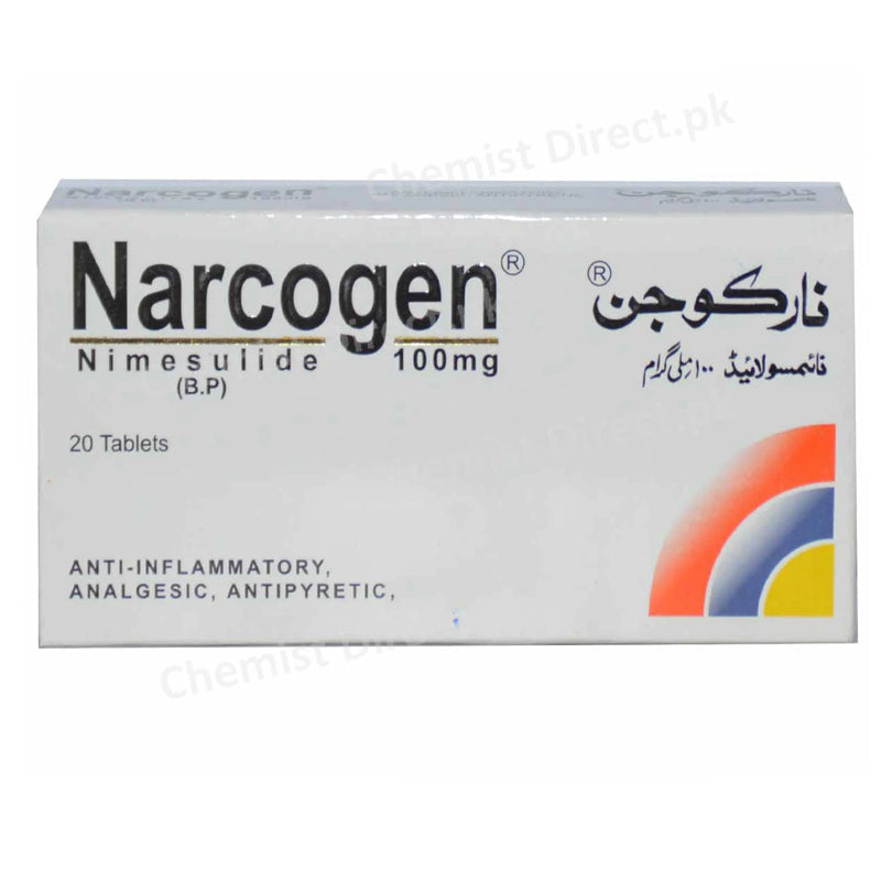 Narcogen 100mg tablet himont pharma pvt ltd  nsaid nimesulide