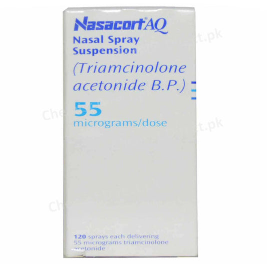 Nasacort Aq Nasal Spray Sanofi Aventis Corticosteroid Triamcinolone Acetonide 55mcg Dose