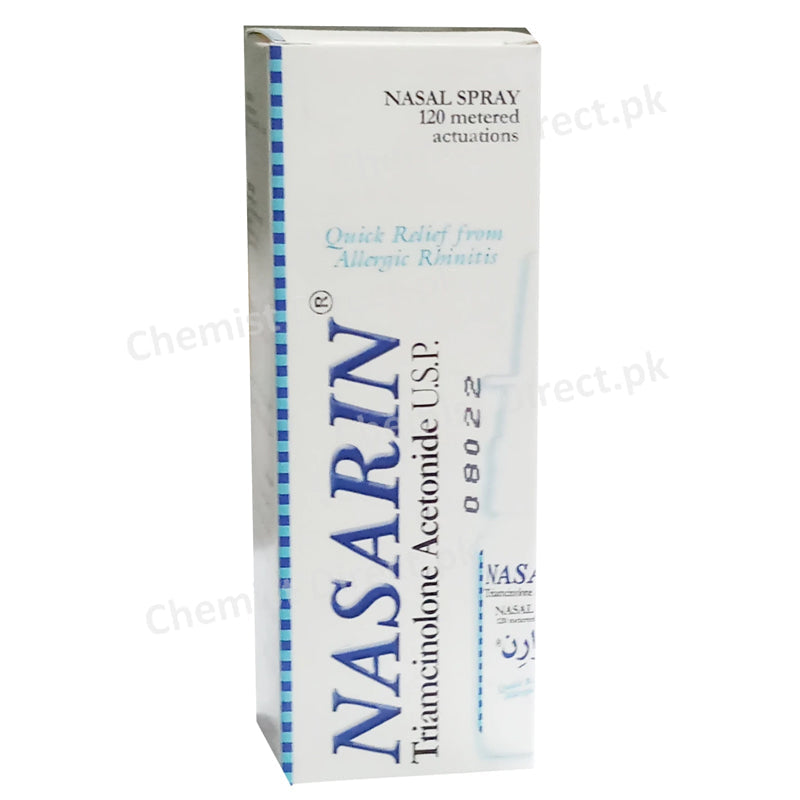 Nasarin Nasal Spray Nasal Spray Schazoo Zaka Pvt Ltd Nasal Preparation Triamcinolone 