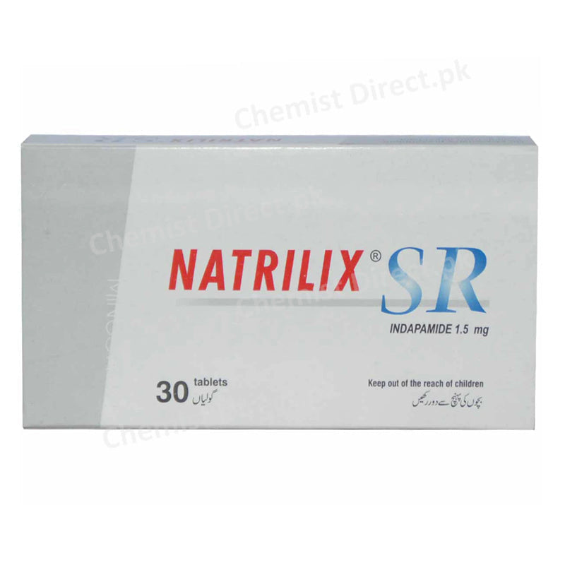 Natrilix SR Tablet Anti-Hypertensive Indapamide 1.5 Servier Research Pharmaceuticals