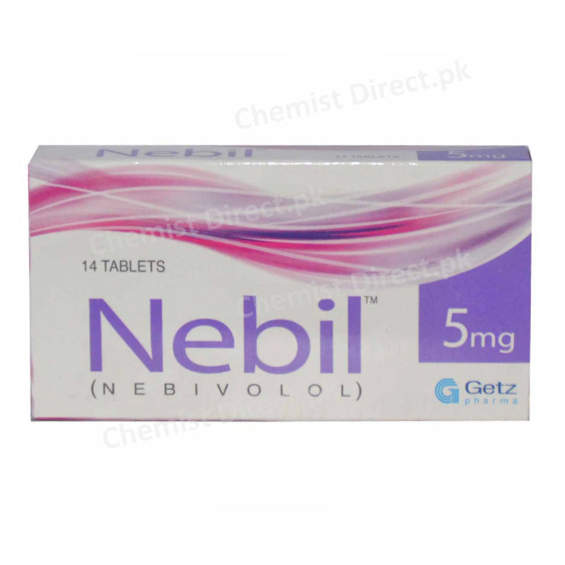 Nebil 5mg Tablet Nebivolol Getz Pharma Anti-Hypertensive