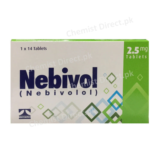Nebivol 2.5mg Tablet Nebivolol Tabros Pharma