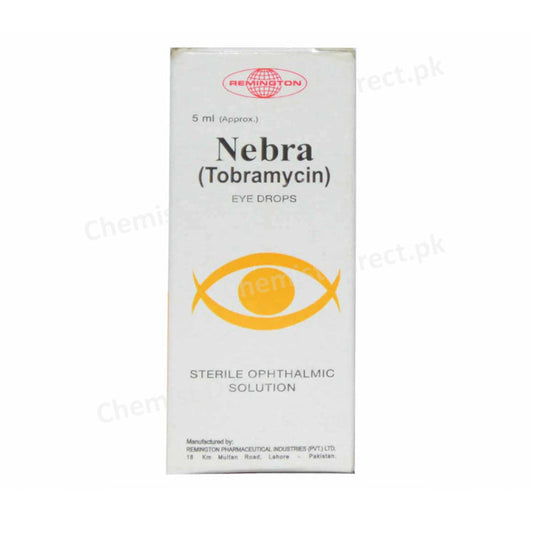 Nebra Eye drop 5ml Remington Pharmaceuticals Anti-Infective Tobramycin
