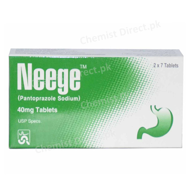 Neege 40mg Tablet Sami Pharmaceuticals Anti-Ulcerant Pantoprazole Sodium
