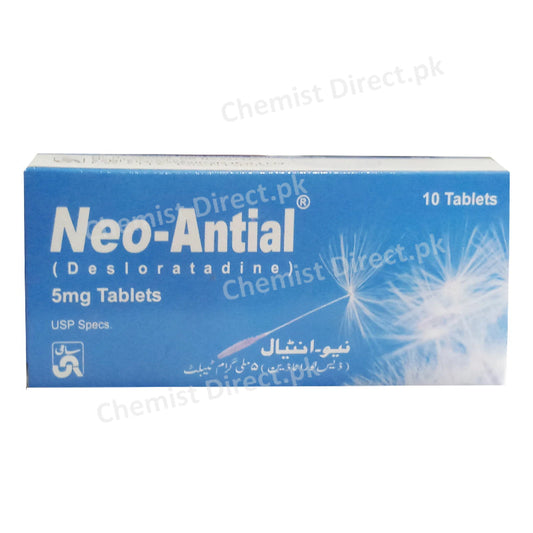Neo-Antial 5mg Tablet Sami Pharmaceuticals Anti-Histamine Desloratadine