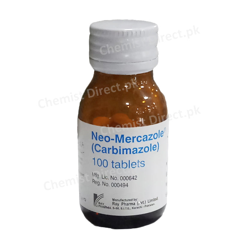 Neo-Mercazole Tablet Ray Pharma Hormonal Product Carbimazole