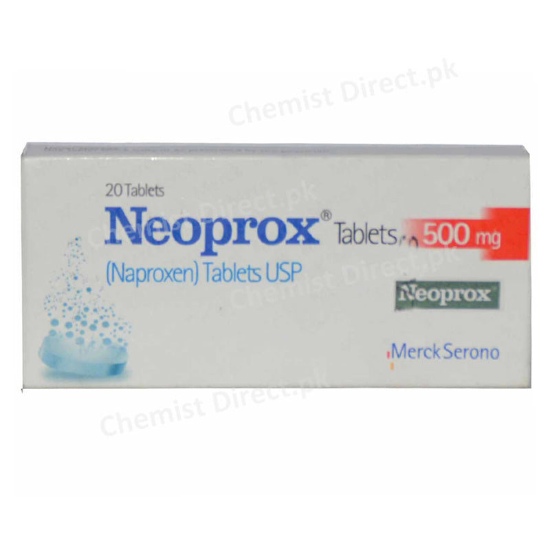 Neoprox 500mg Tablet Martin Dow Pharmaceuticals Pak Ltd NSAID Naproxen