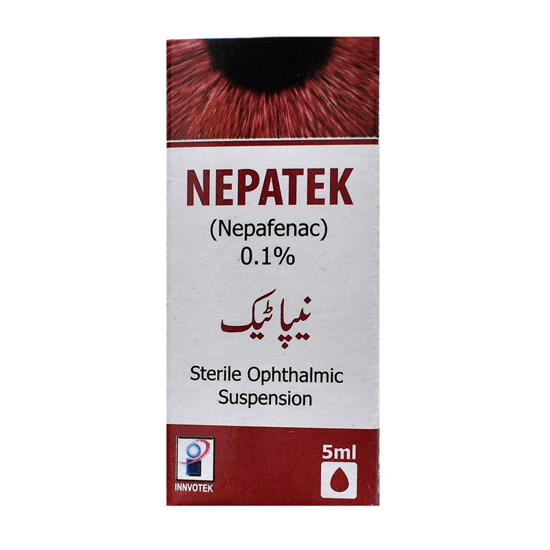 Nepatek Eye Drop Innvotek Pharma Nepafenac 0.1%