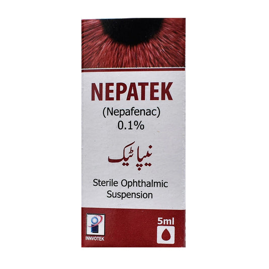 Nepatek Eye Drop Innvotek Pharma Nepafenac 0.1%
