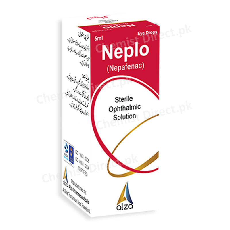 Neplo 5ml Eye Drops Alza Pharmaceuticals Nepafenac