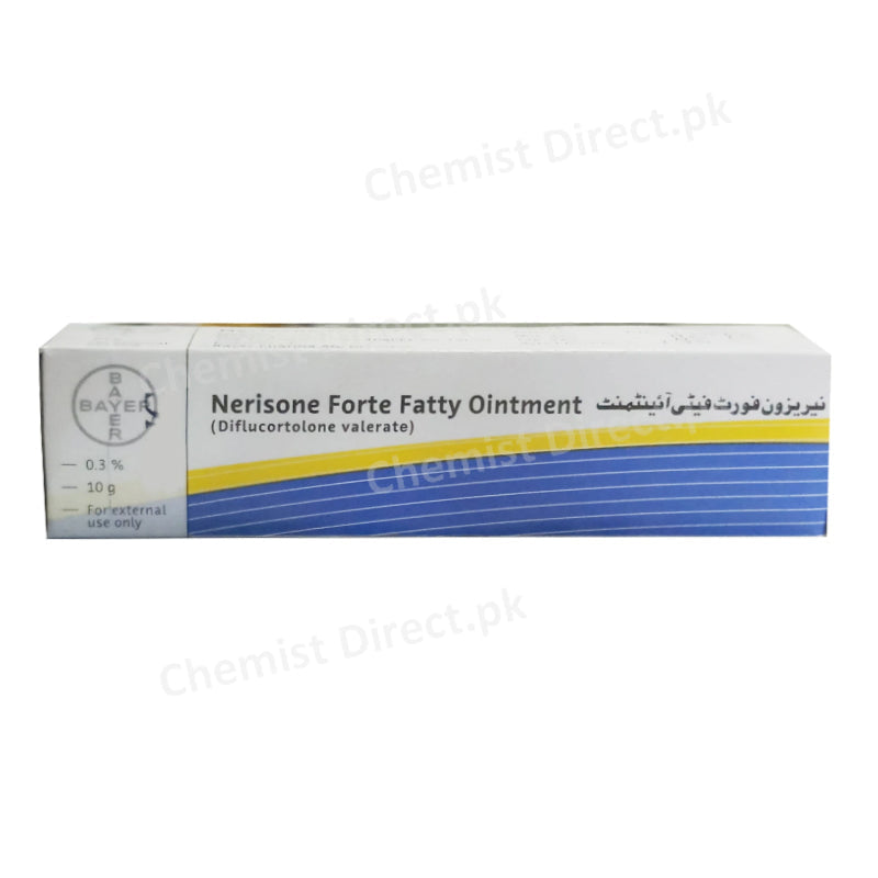 Nerisone Forte Fatty Ointment 0.3% Bayer Health Care Corticosteroids Diflucortolone Valerate