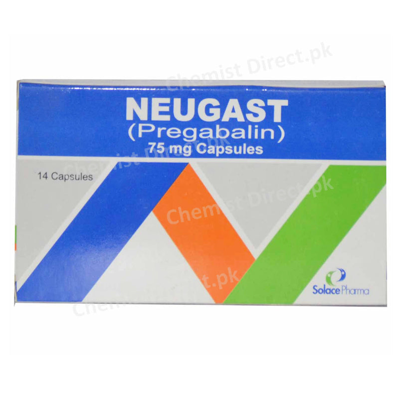 Neugast 75mg Capsule Solace Pharma Pregabalin