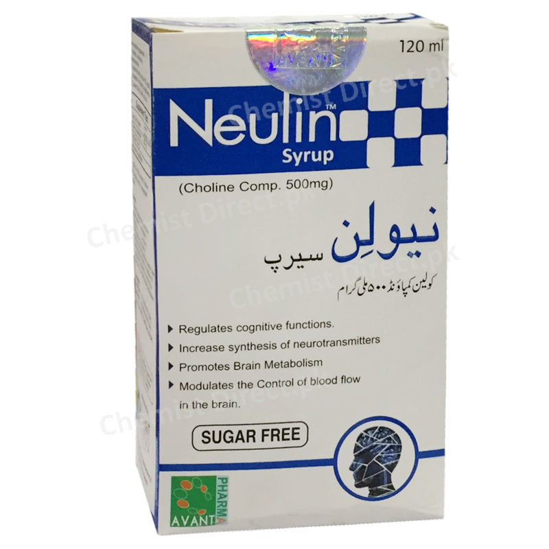 Neulin 500mg Syrup Avant Pharmaceuticals Anti Alzheimer Choline