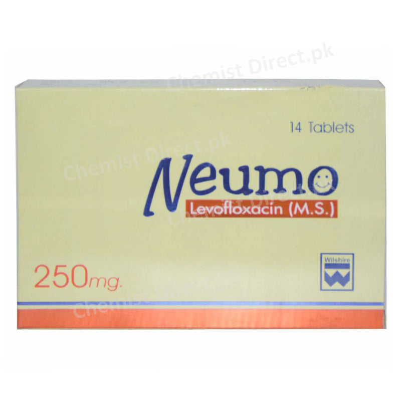 Neumo 250mg Tablet Wilshire Laboratories Pvt Ltd Quinolone Anti Bacterial Levofloxacin