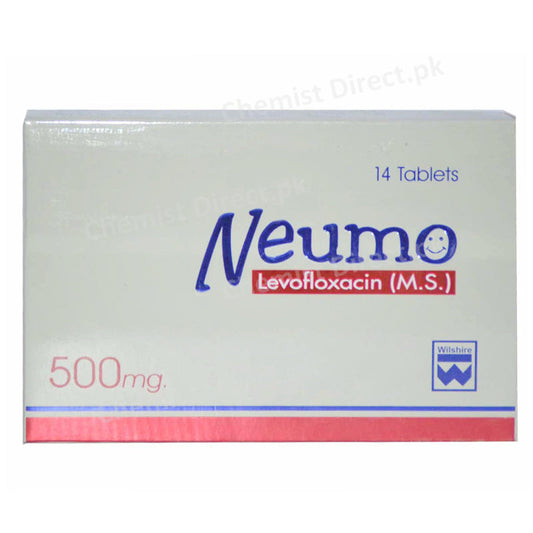 Neumo 500mg Tablet Wilshire Laboratories Pvt Ltd Quinolone Anti Bacterial Levofloxacin