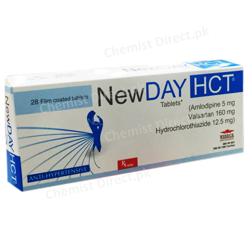 Newday Hct 5/160/12.5Mg Tablet Medicine