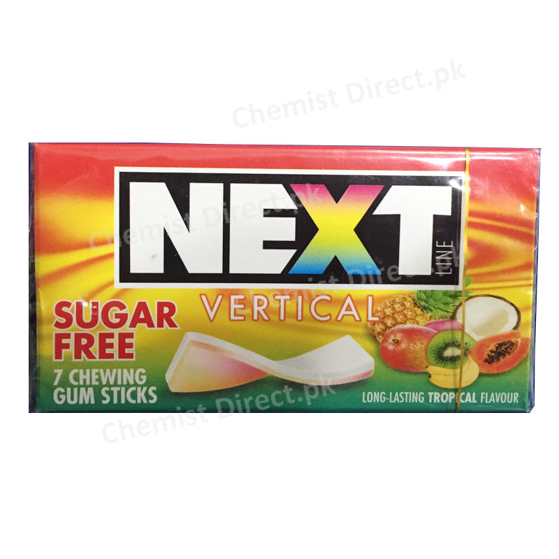 Next Vertical Sugar Free Chewinggum Sticks Tropical Flavour