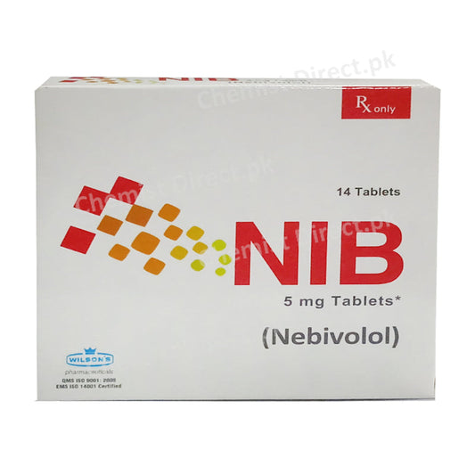 Nib 5mg Tablet Wilson's Pharma Anti-Hypertensive Nebivolol