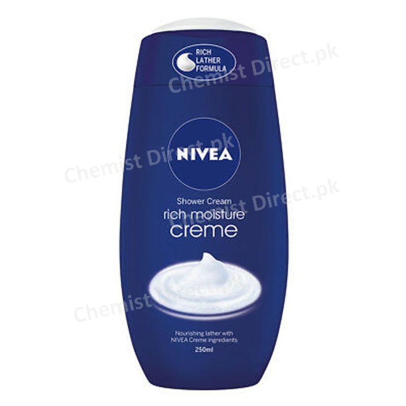 Nivea Shower Cream Rich Moisture Creme 250Ml Personal Care