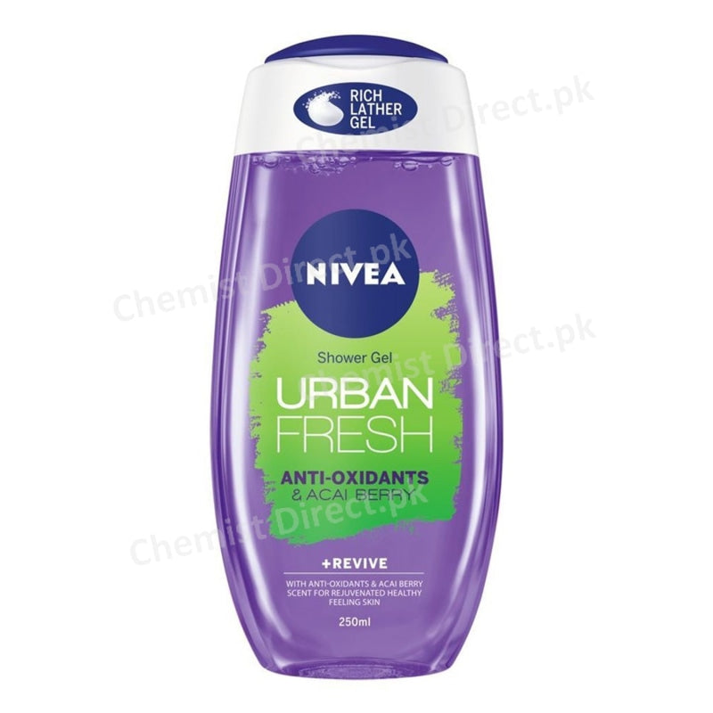 Nivea Urban Fresh Anti Oxidants & Acai Berry Hand Wash 250 Ml Personal Care