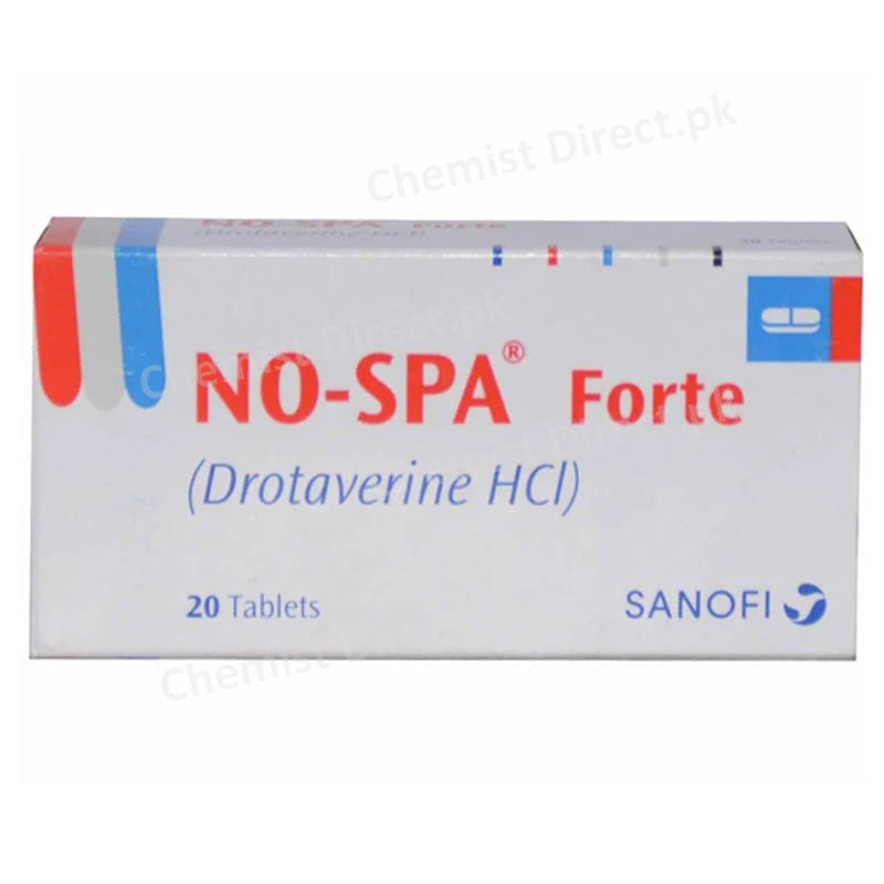 No Spa Forte Tablet Sanofi Aventis Anti Spasmodic Drotaverine