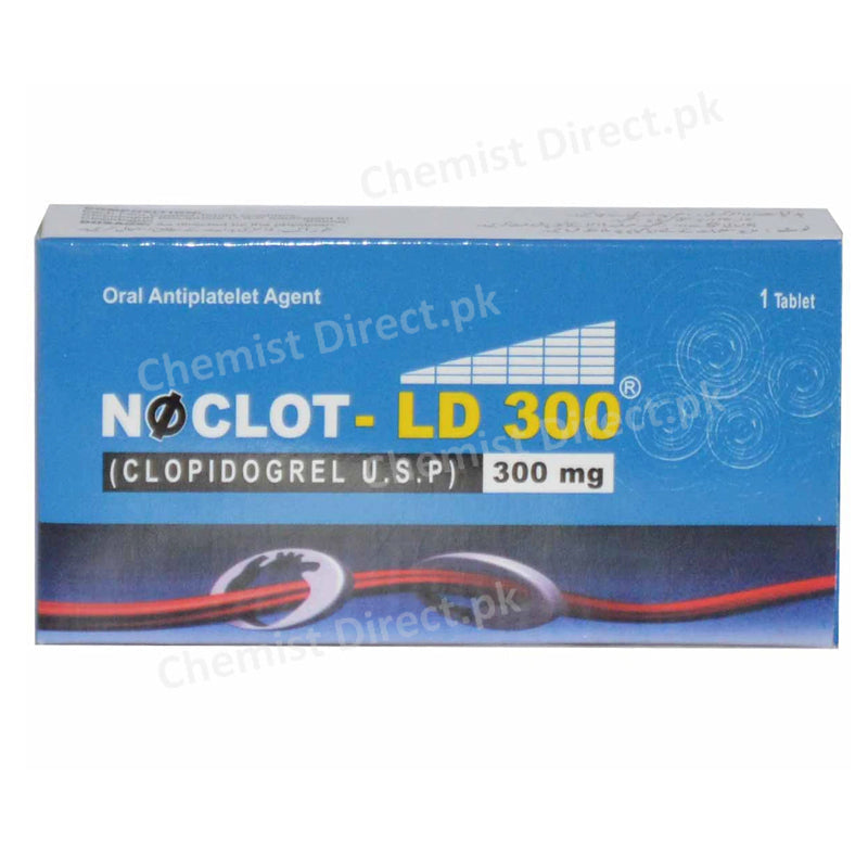 Noclot LD 300mg Tablet CCL Pharmaceuticals Anti Platelet Aggregation Clopidogrel