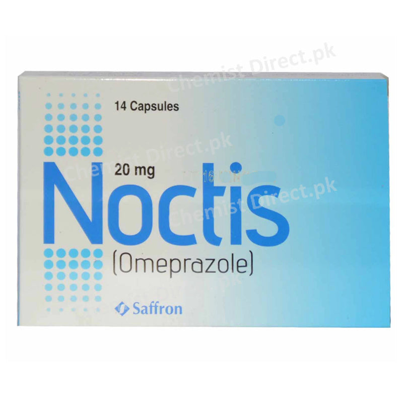 Noctis 20mg Capsule Saffron Pharmaceuticals Pvt Ltd Anti Ulcerant Omeprazole