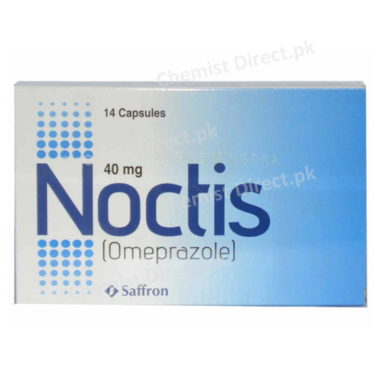 Noctis 40mg Capsule Saffron Pharmaceutical Anti Ulcerant Omeprazole 40mg