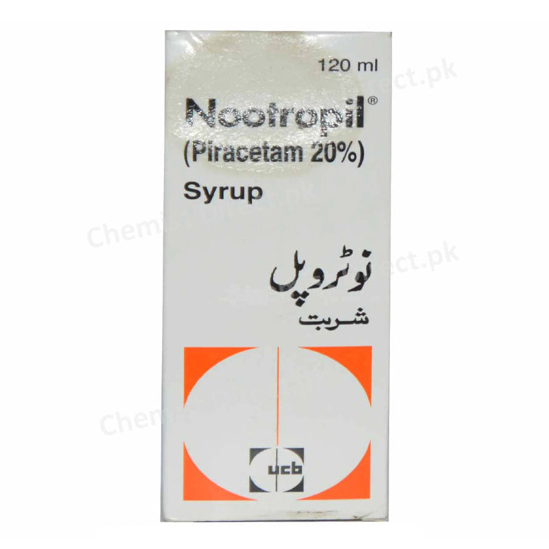 Nootropil 120ml Syrup Nootropics Piracetam 20% Glaxosmith Pharma