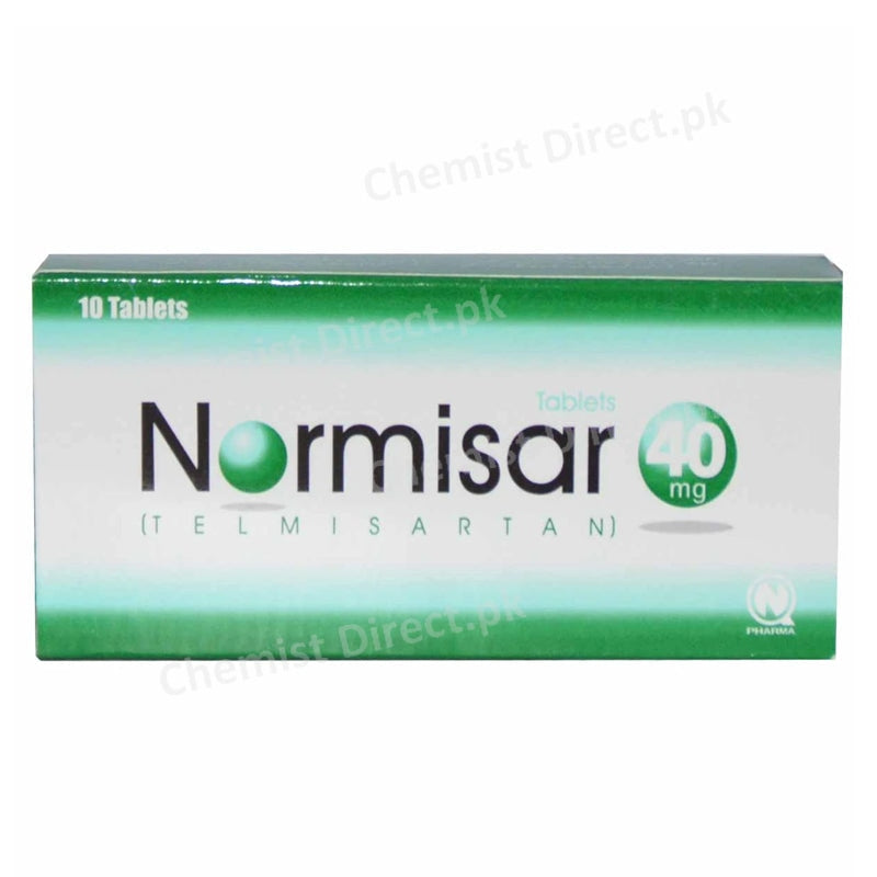 Normisar 40mg Tablet Nabiqasim Industries Anti-Hypertensive Telmisartan