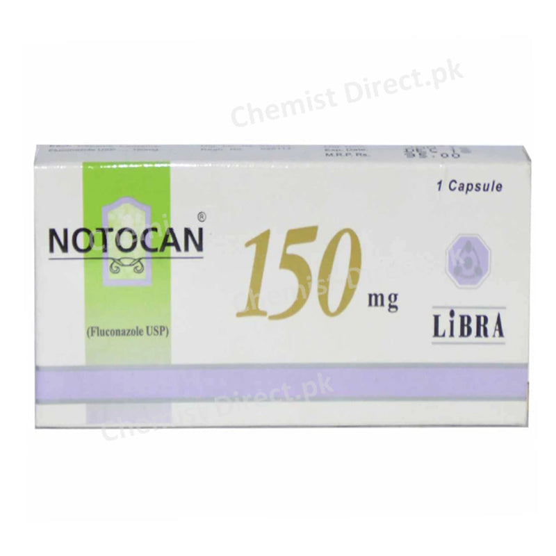 Notocan 150mg Capsule Libra Pharma Anti-Fungal Fluconazole