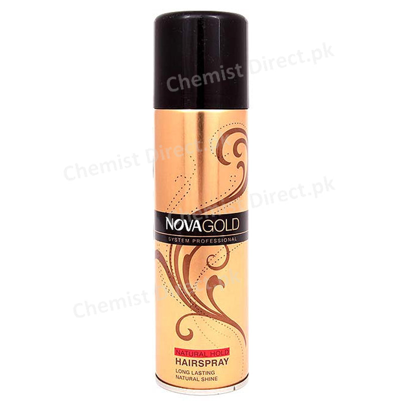 Nova Gold Natural Hold Hair Spray 200ml