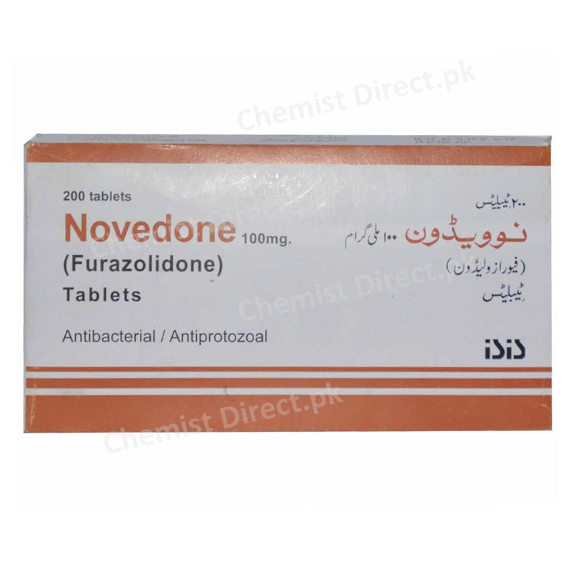 Novedone 100mg Tablet ISIS Pharmaceuticals Furazolidone