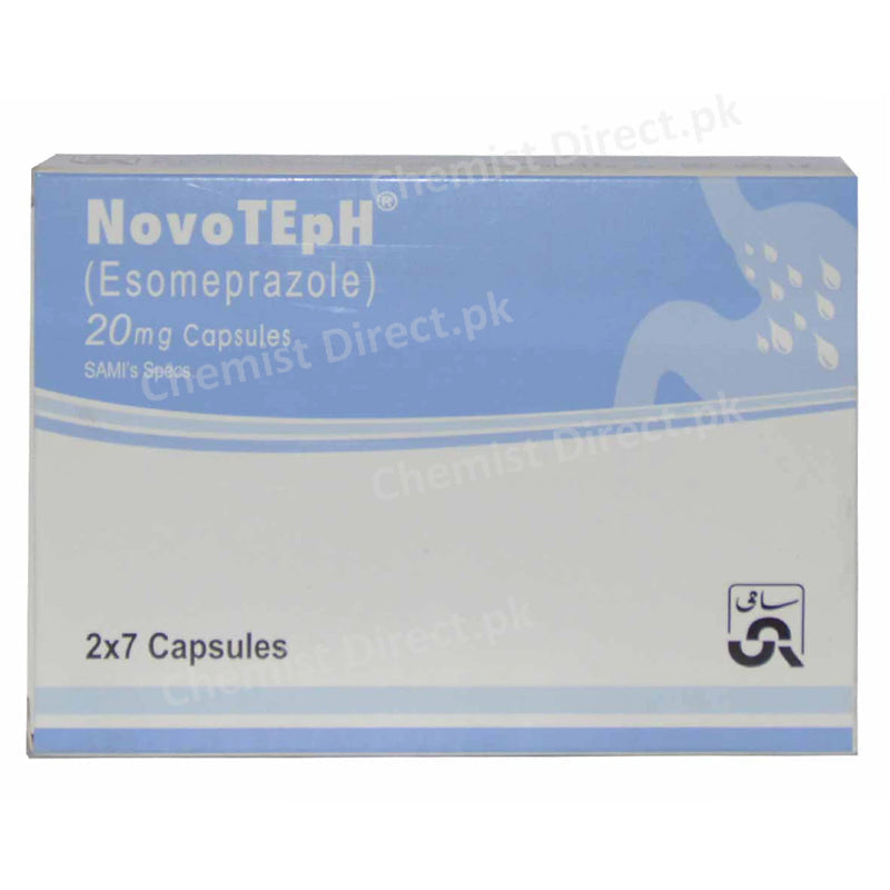 Novoteph 20mg Capsule Sami Pharmaceuticals Anti Ulcerant Esomeprazole