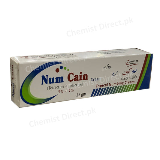 Num Cain Cream 15Gm Medicine