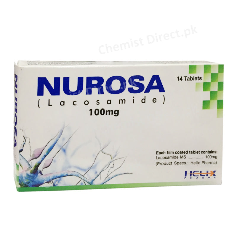 Nurosa 100mg Tablet Helix Pharma Lacosamide