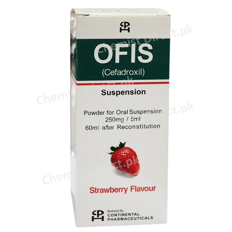 OFIS Suspension 250 5ml Continental Pharmaceuticals Cefadroxil