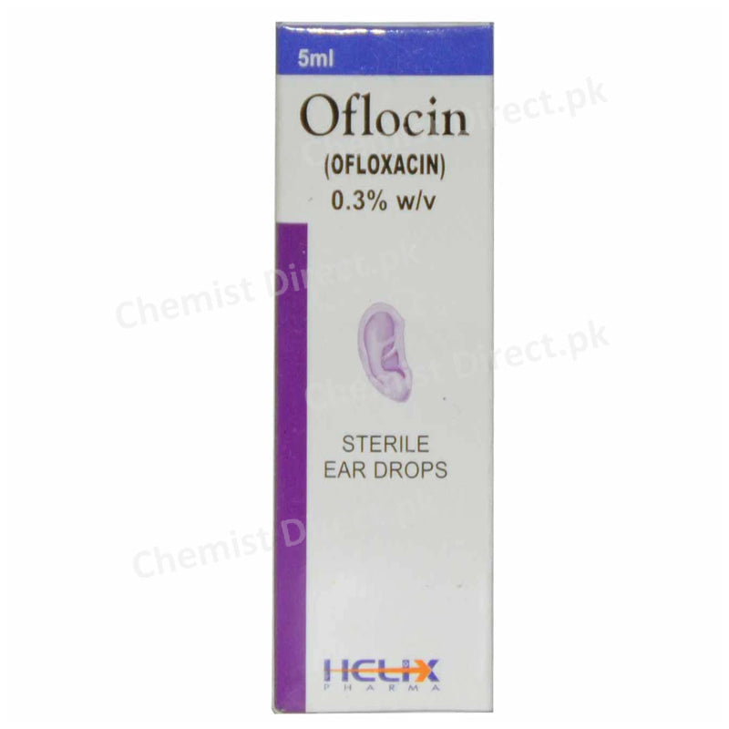 Oflocin 5ml Ear Drop Helix Pharma Pvt Ltd Quinolones Anti bacterial Ofloxacin
