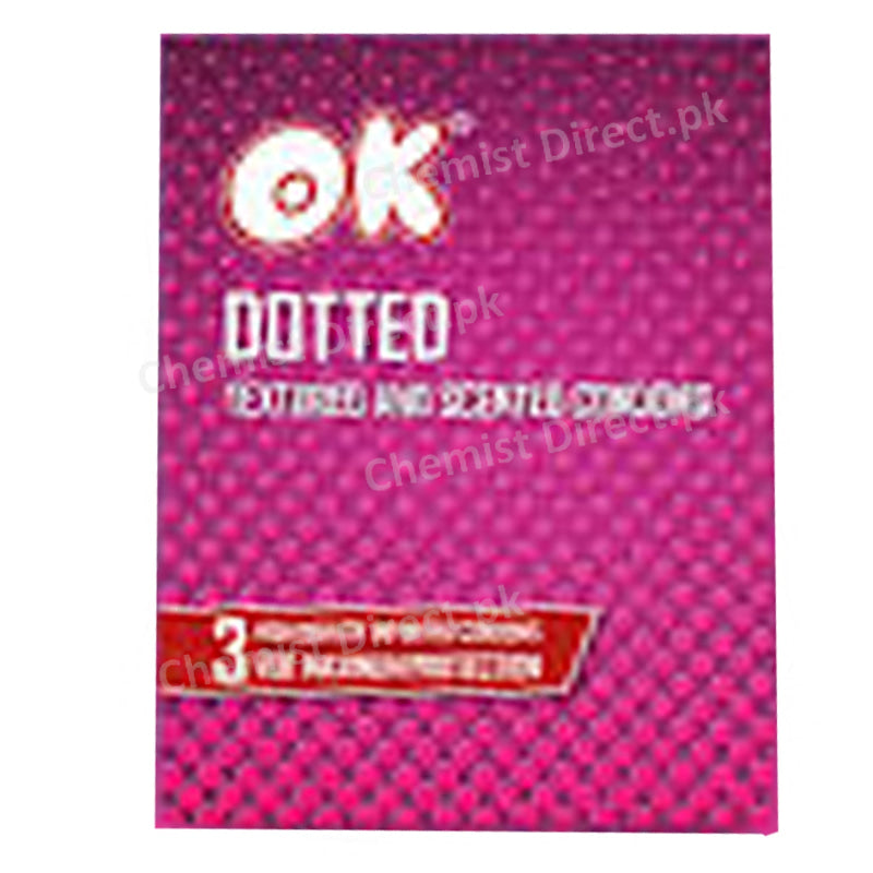 Ok Dotted Condom Personal Care