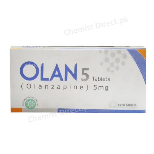 Olan 5mg Tablet Cell Laboratories Benzodiazepine Olanzapine
