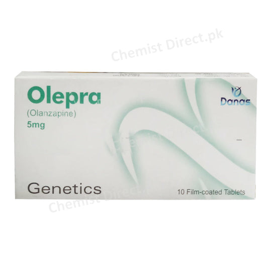 Olepra 5mg Tablet Danas Genetics Pharmaceuticals Anti-psychotic Olanzapine