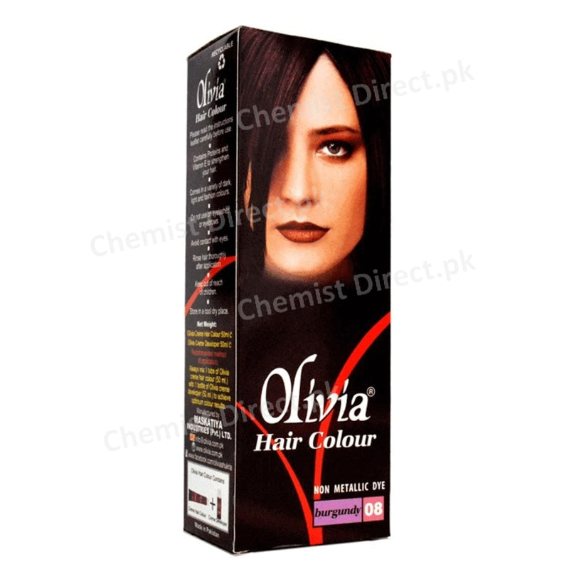 Olivia Hair Colour Burgundy 08 Personal Care