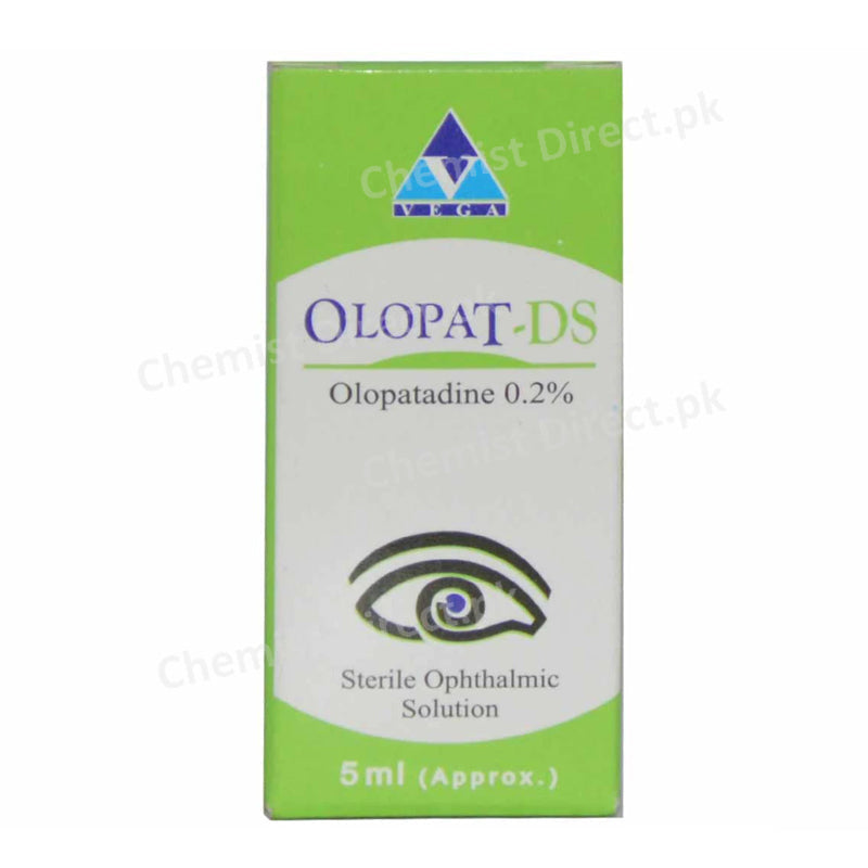 Olopat-DS Eye Drop 5ml Vega Pharmaceuticals Anti-histamine Olopatadine 0.2%