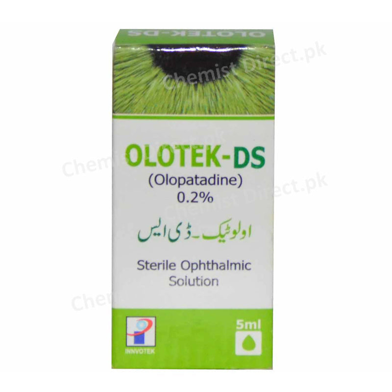 Olotek-DS Eye Drop 5ml Olopatadine 0.2% Innvotek Pharma