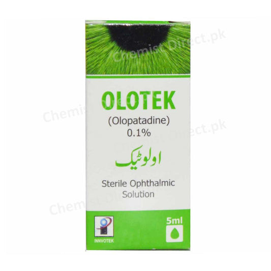 Olotek Eye Drop 5ml Olopatadine 0.1% Innvotek Pharma