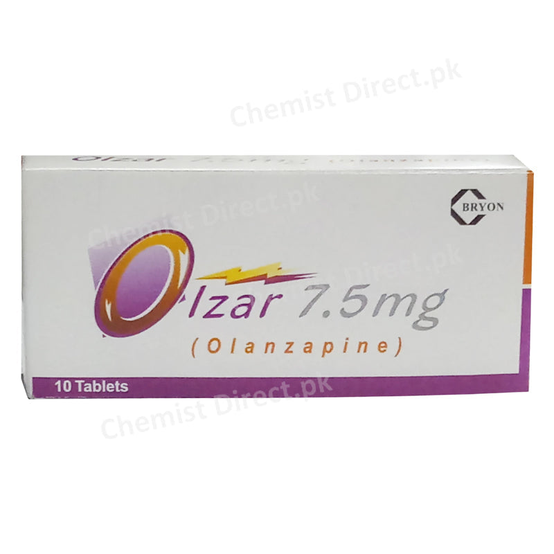 Olzar 7.5MG Tablet Bryon Pharmaceuticals Pvt Ltd Anti Depressant OLANZAPINECITRATE
