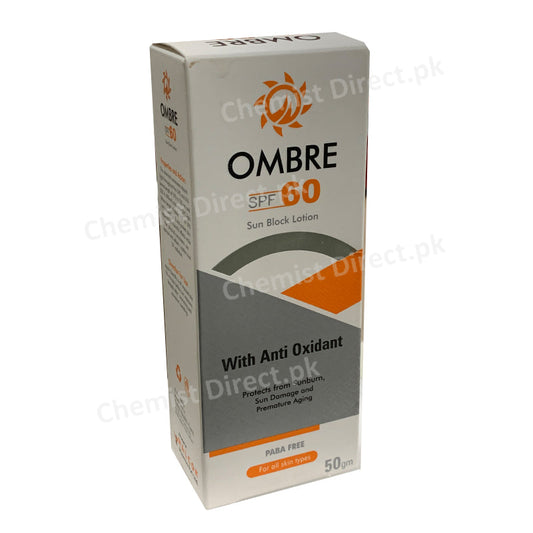 Ombre Spf 60 Sunblock Lotion 50Gm Skin Care