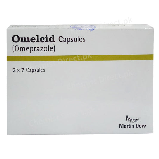 Omelcid 20mg Capsule Martin Dow Pharmaceuticals Pak Ltdp Anti Ulcerant Omeprazole