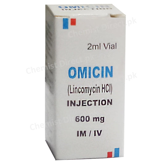 Omicin 600mg 2ml Injection SJ G Fazal Elahi Anti Bacterial Lincomycin